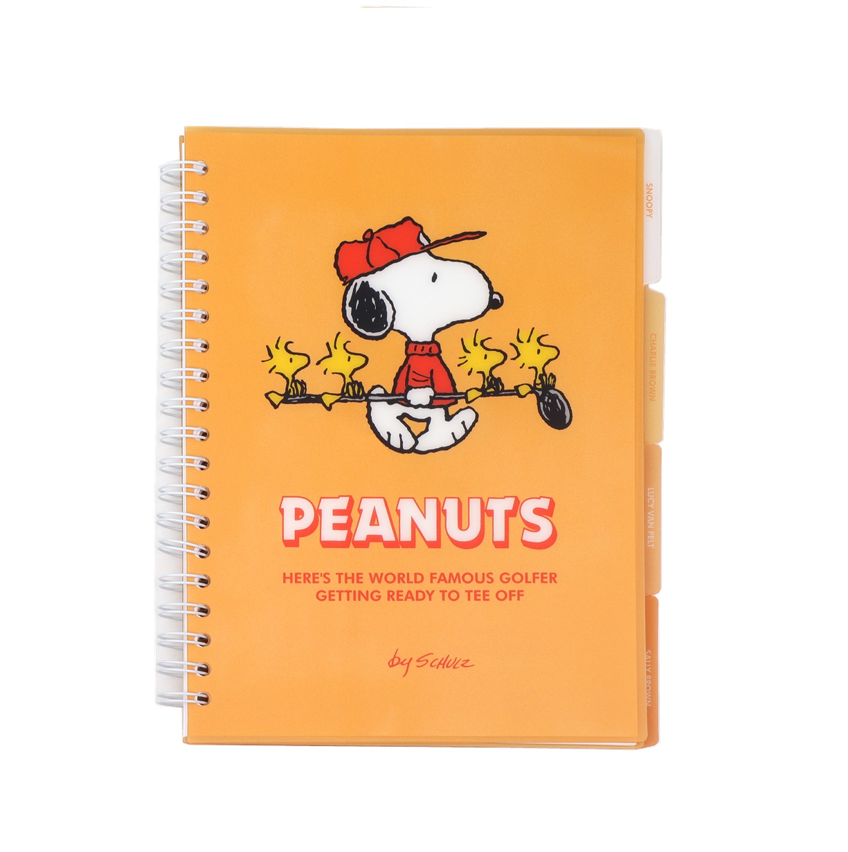 Peanuts Index Notebook L 160 Pages/ Yellow - Gallery Image