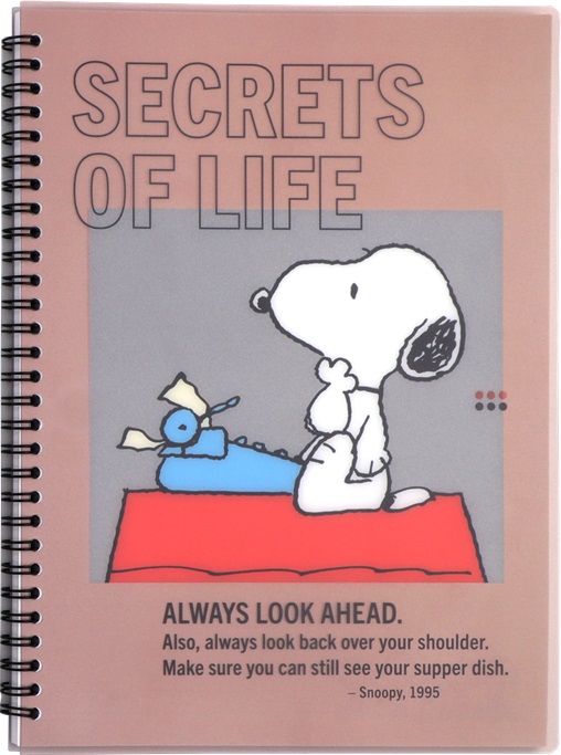 Peanuts B5 PP Hardcover Notebook 120 Pages – Brown - Gallery Image