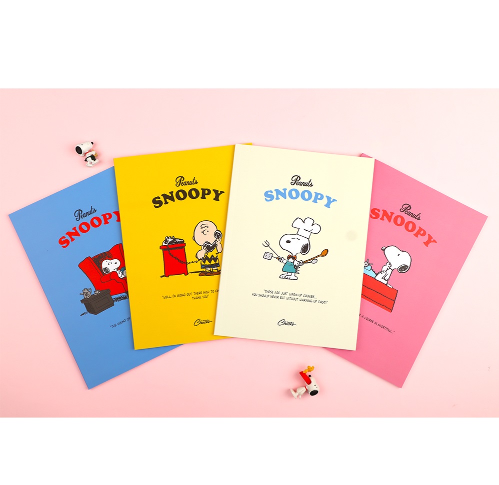 Peanuts Line Notebook 80 pages – Yellow - Gallery Image