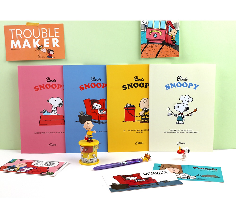 Peanuts Line Notebook 80 pages – Yellow - Gallery Image